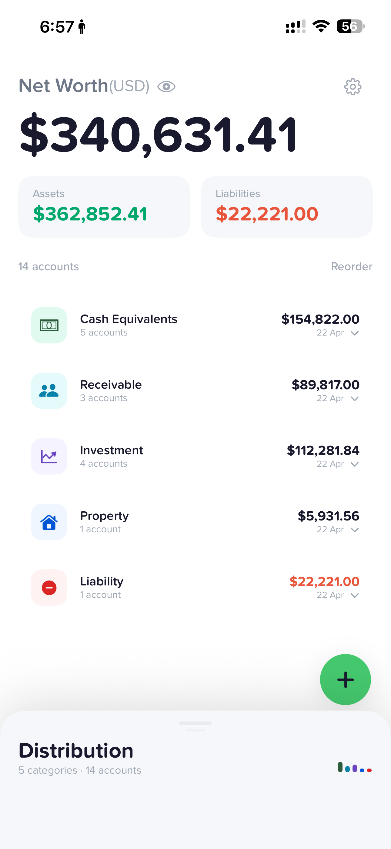 Netvo Net Worth Tracker
