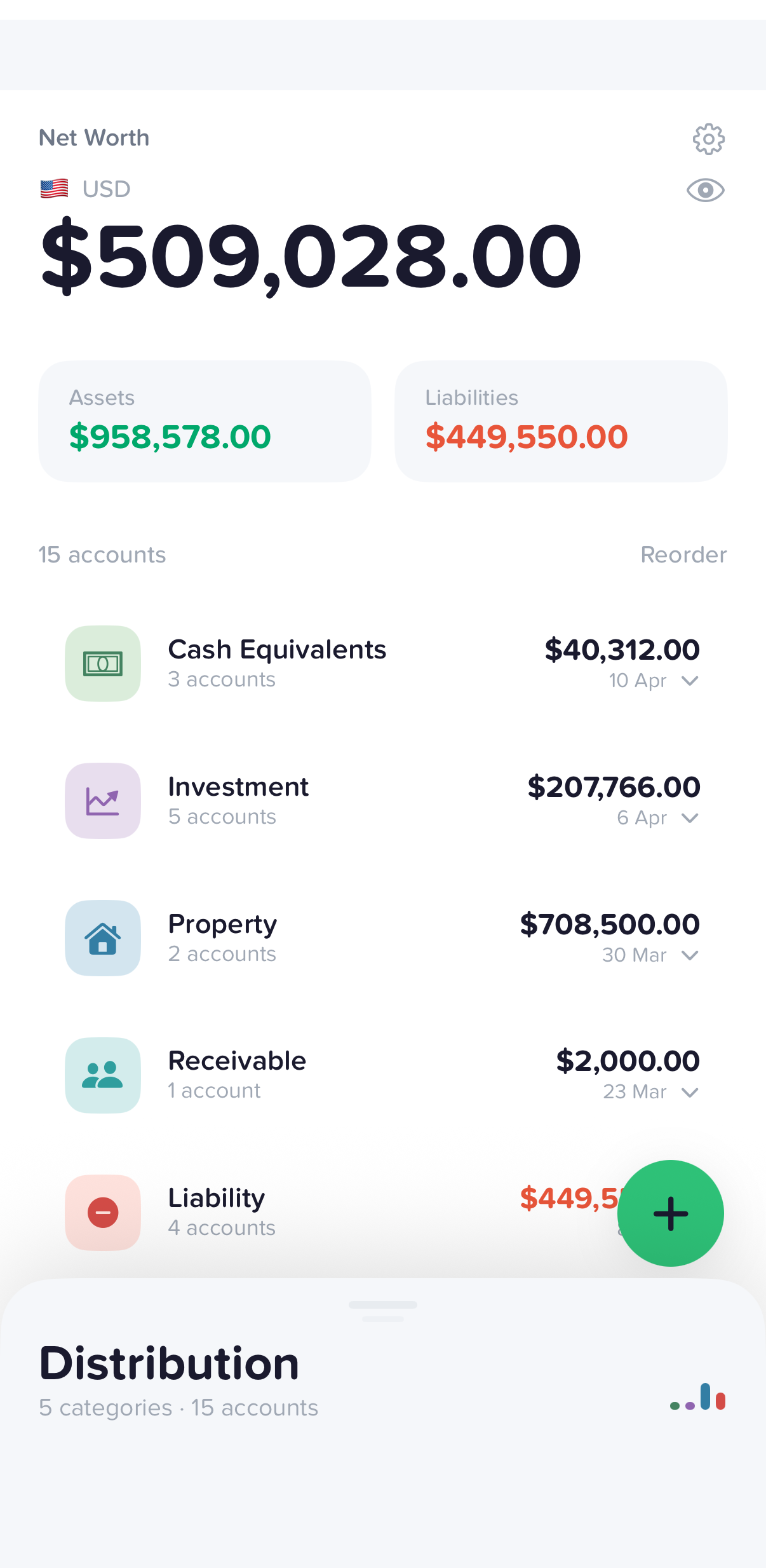 Netvo Net Worth Tracker